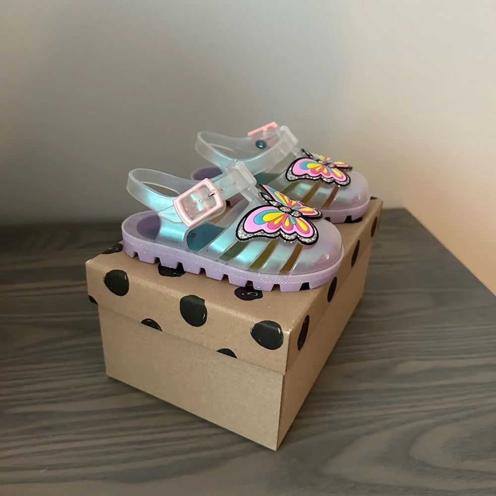 SOPHIA WEBSTER TODDLER GIRL UNICORN JELLY SANDALS